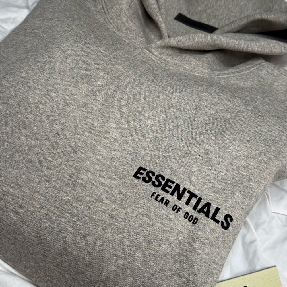 Essentials Heather Gray And Light Gray Sweatshirts - image 3